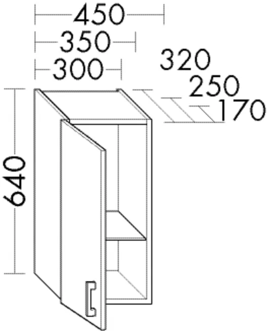burgbad Hängeschrank „Sys30“ 490 × 640 × 290 mm in Kieselgrau Matt