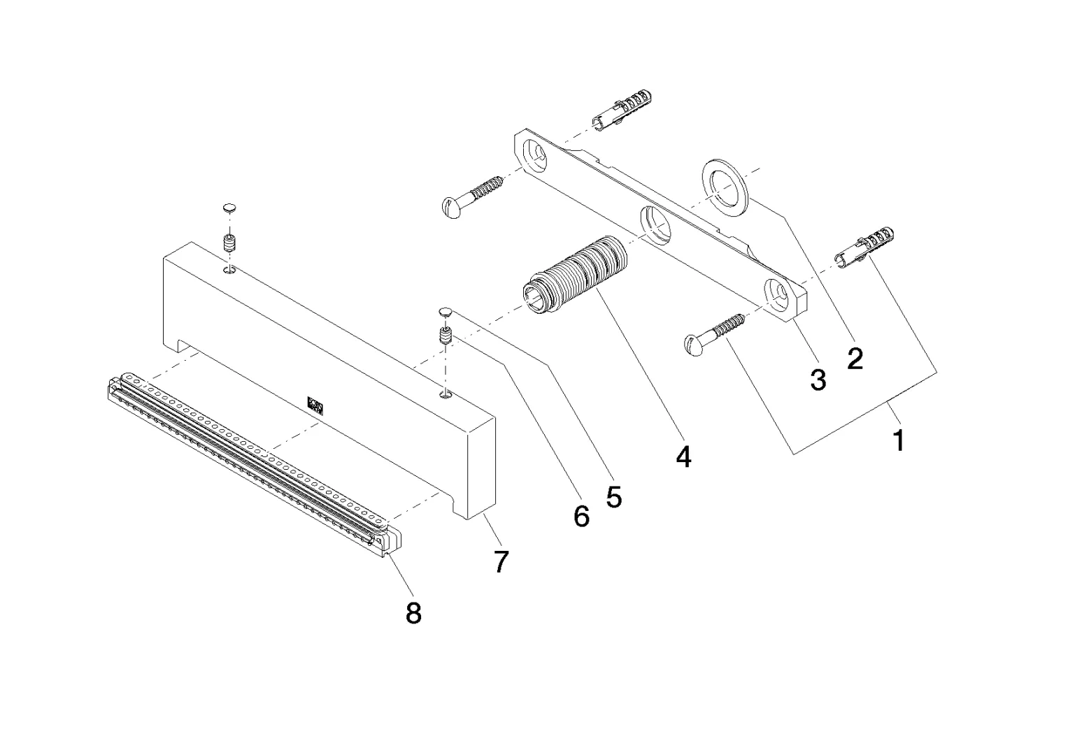Dornbracht WATER FALL Schwallauslauf mit Einzelstrahlen für Wandmontage - Chrom Dornbracht WATER FALL Schwallauslauf mit Einzelstrahlen für Wandmontage - Chrom