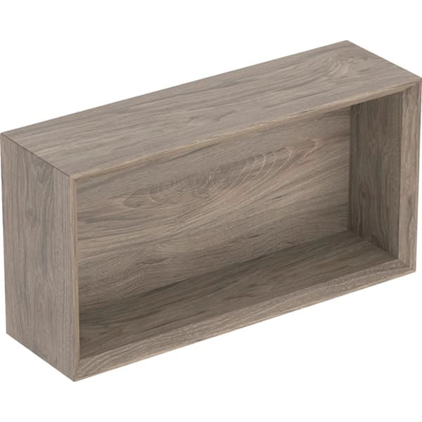 Geberit Hochschrank Nussbaum hickory / Melamin Holzstruktur Geberit Hochschrank Nussbaum hickory / Melamin Holzstruktur