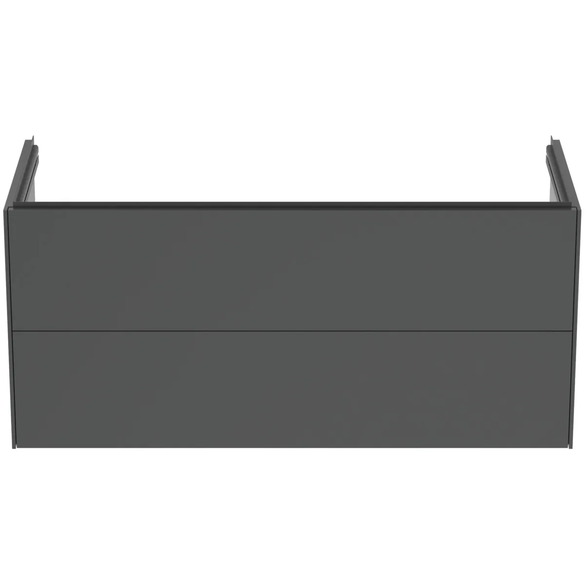 Ideal Standard Waschtischunterschrank „Conca“ 120 × 54,8 × 50,5 cm Anthrazit matt lackiert