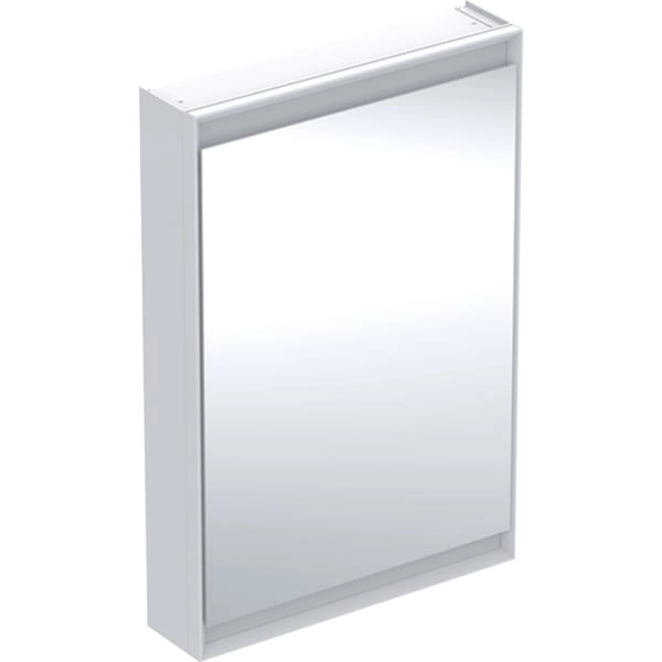 Geberit Spiegelschrank „ONE“ in weiß / Aluminium pulverbeschichtet, Geberit Spiegelschrank „ONE“ in weiß / Aluminium pulverbeschichtet,