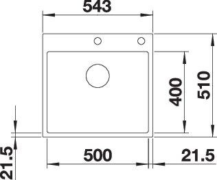 BLANCO SUBLINE 500-IF/A SteelFrame BLANCO SUBLINE 500-IF/A SteelFrame