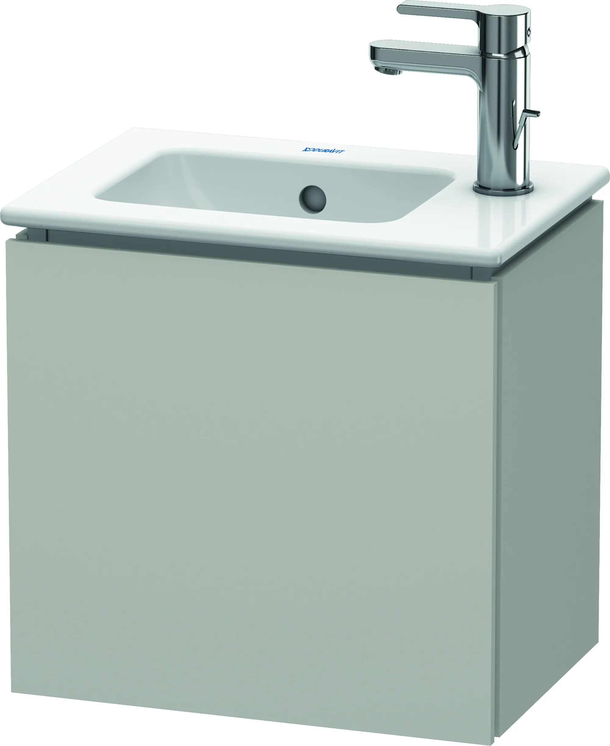Duravit Waschtischunterschrank wandhängend „L-Cube“ 42 × 40 × 29,4 cm Betongrau Matt Duravit Waschtischunterschrank wandhängend „L-Cube“ 42 × 40 × 29,4 cm Betongrau Matt