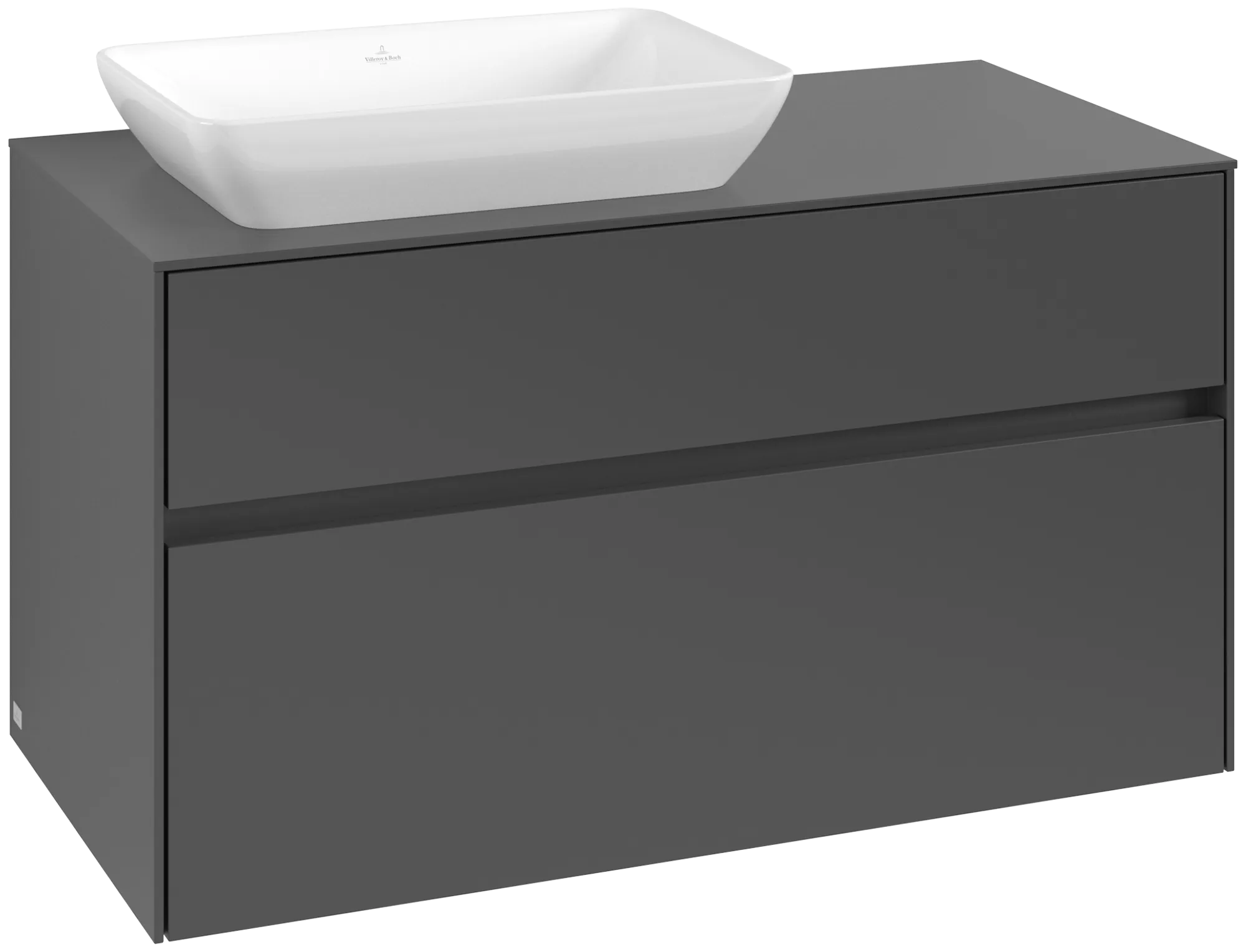 Villeroy & Boch Collaro Waschbeckenunterschrank C110B0, 1000x548x500mm, links, Graphite