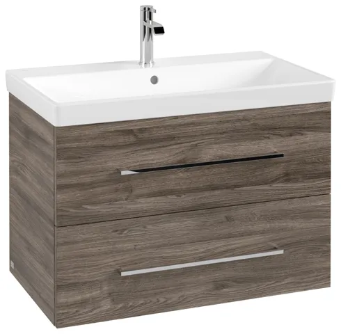 Villeroy & Boch Waschtischunterschrank „Avento“ für Schrankwaschtisch 780 × 514 × 452 mm Stone Oak, Soft Closing
