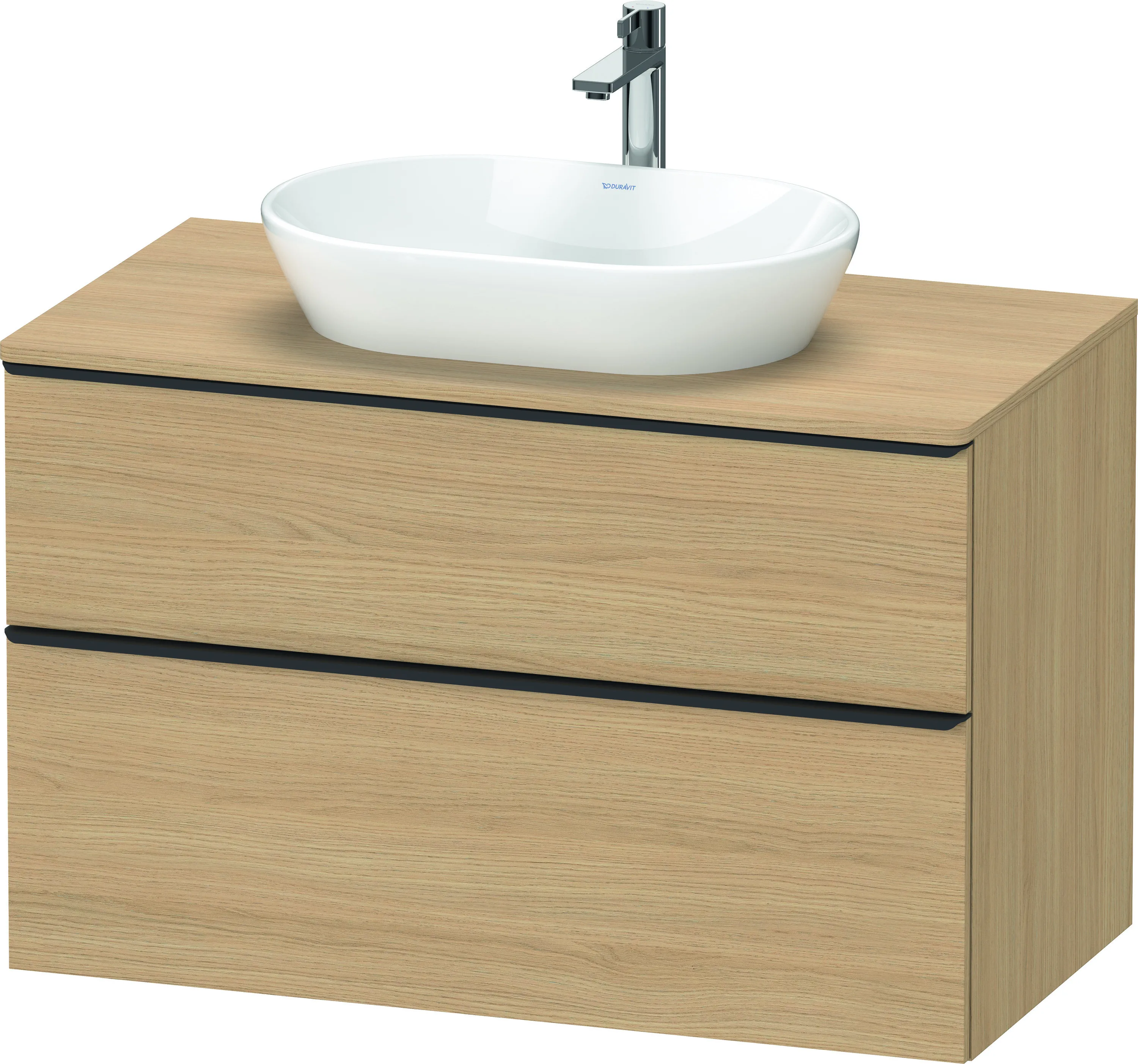Duravit Waschtischunterschrank wandhängend „D-Neo“ 100 × 66,4 × 55 cm Eiche Natur