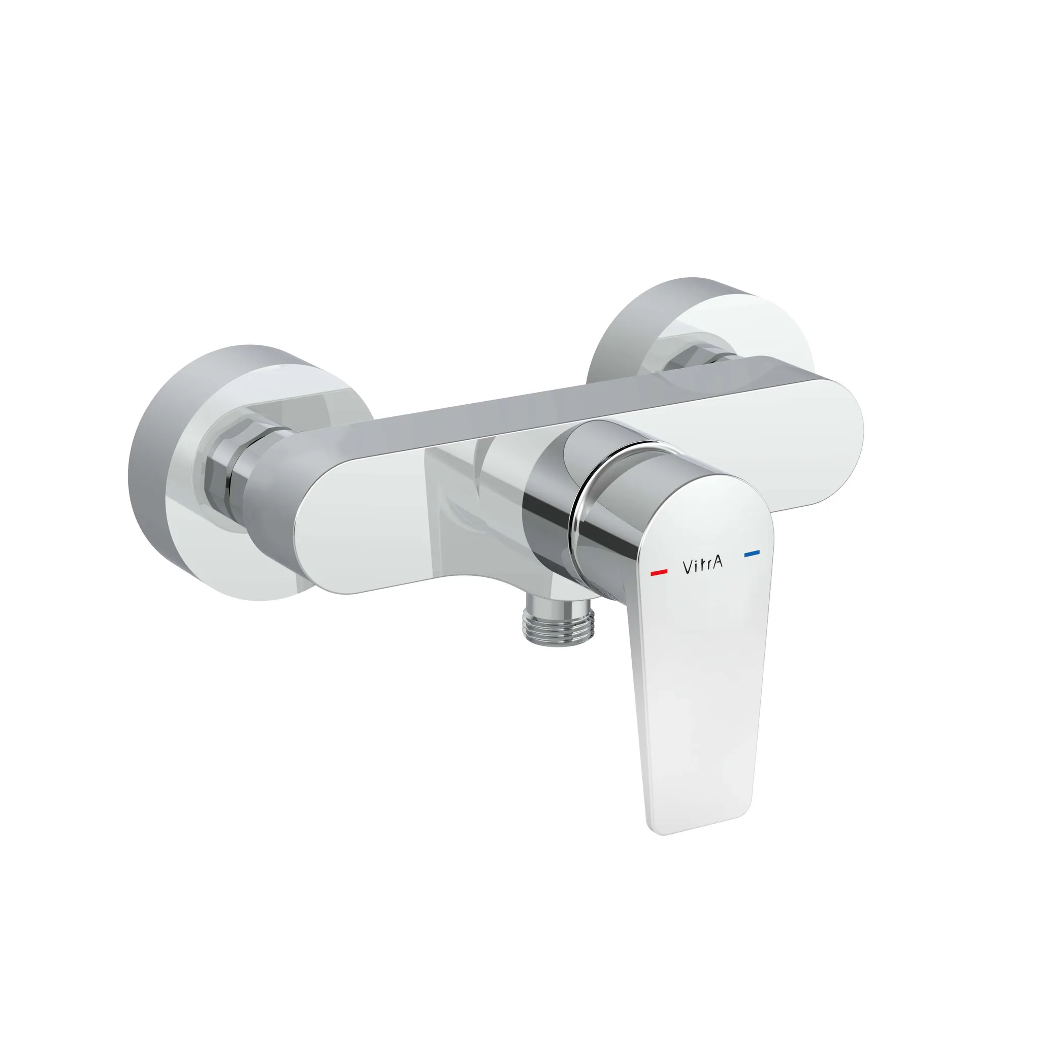 VitrA Flow Square Einhebel-Brausearmatur Aufputzmontage Chrom, Stichmaß 150 mm