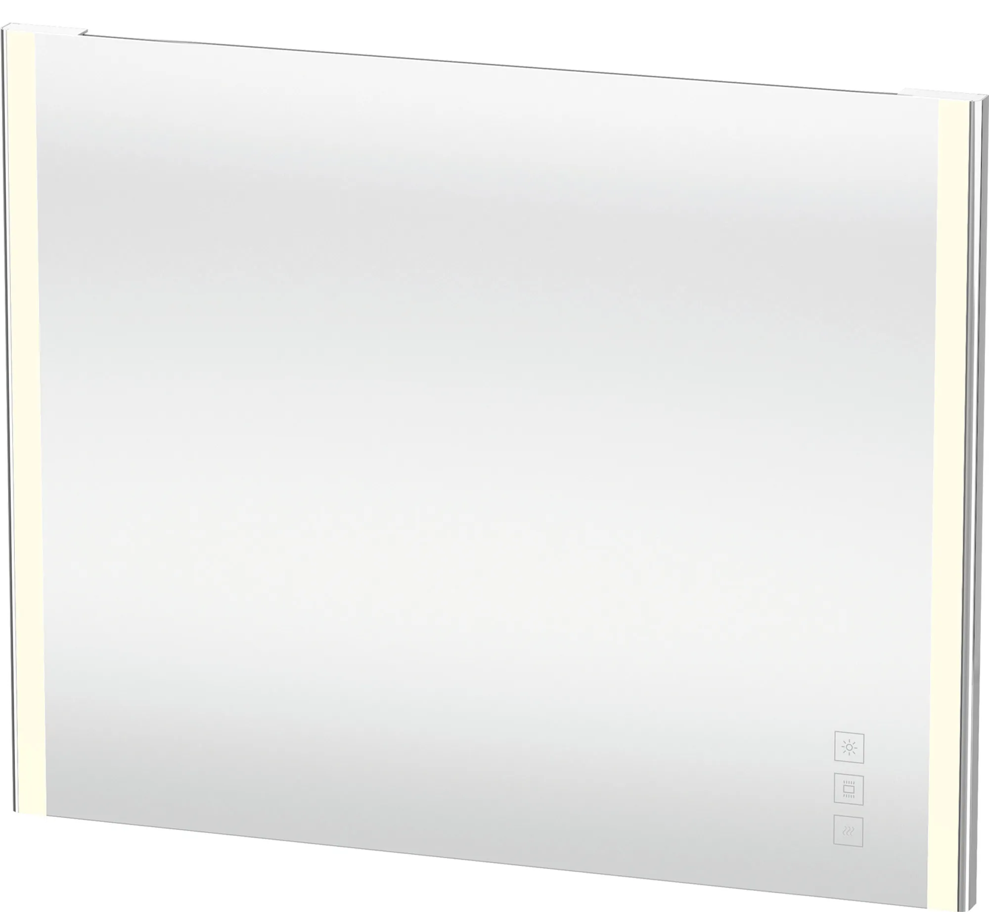 Duravit Spiegel „XSquare“ 100 × 80 cm in in Frontfarbe