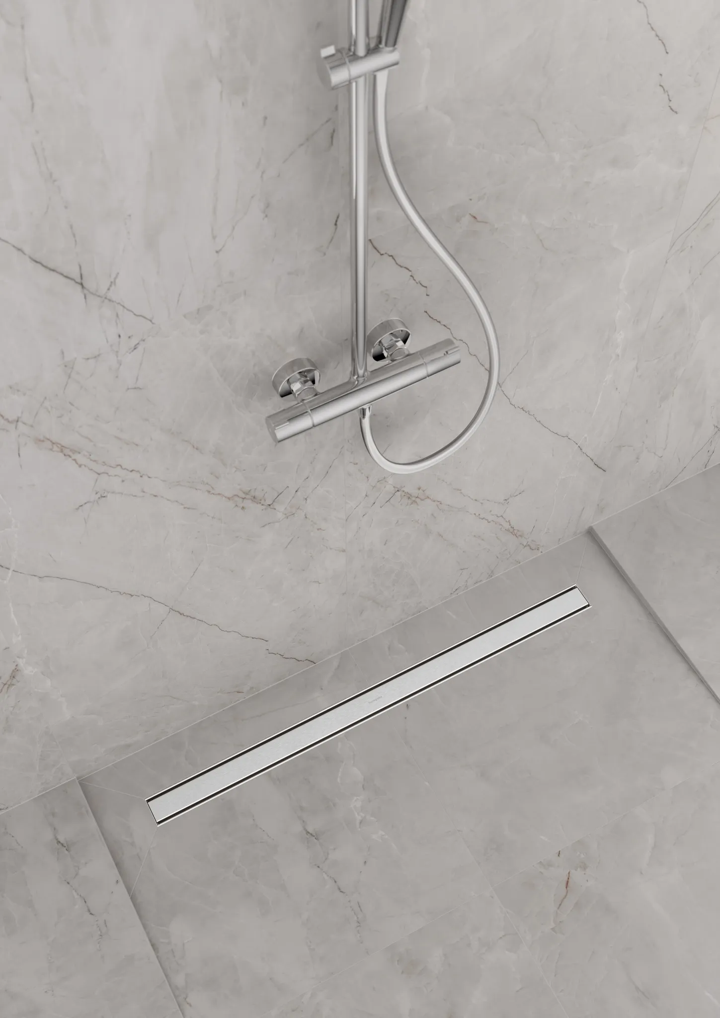 Hansgrohe RainDrain Original Fertigset Duschrinne 900, Edelstahl gebürstet Hansgrohe RainDrain Original Fertigset Duschrinne 900, Edelstahl gebürstet