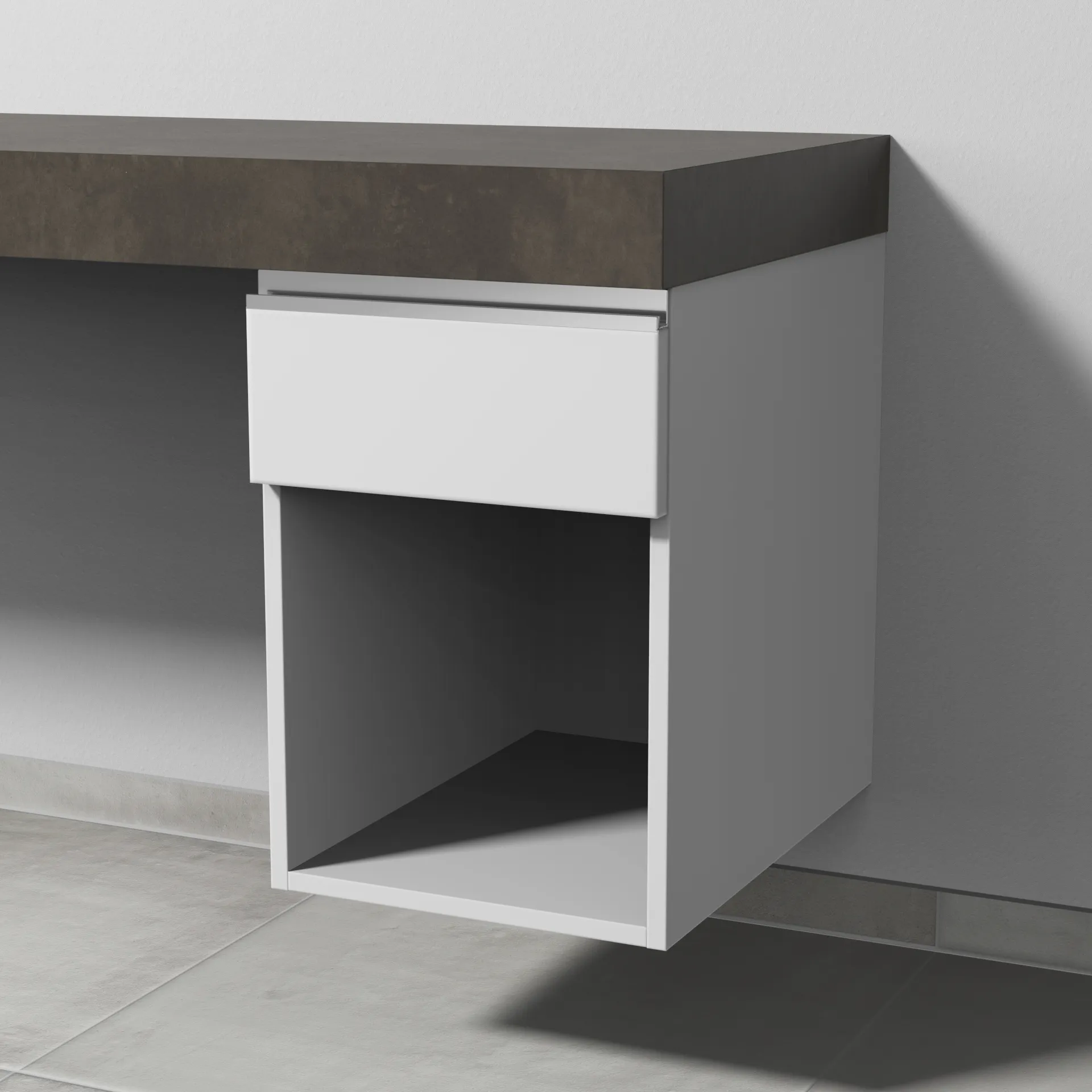 Sanipa Anbauschrank „2morrow“ 350 × 510 × 520 mm in Weiß (matt)