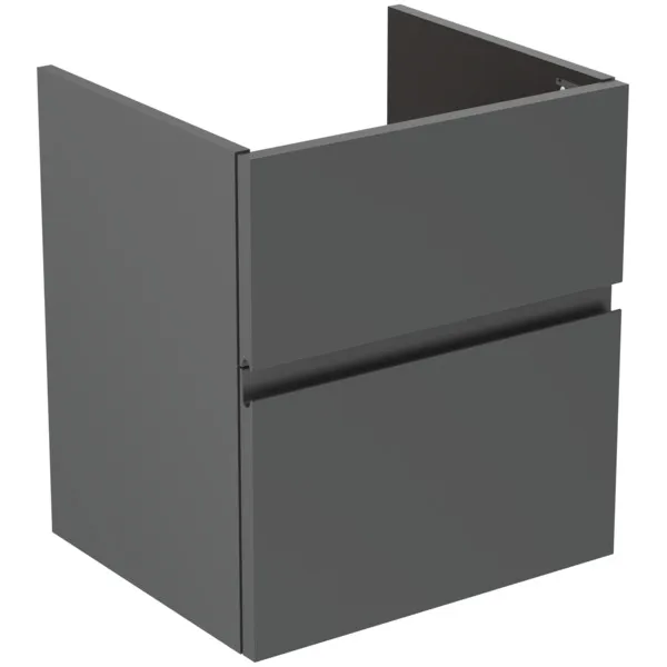 Ideal Standard Waschtischunterschrank Finesse 480x409x540mm 2 Auszüge Anthrazit matt