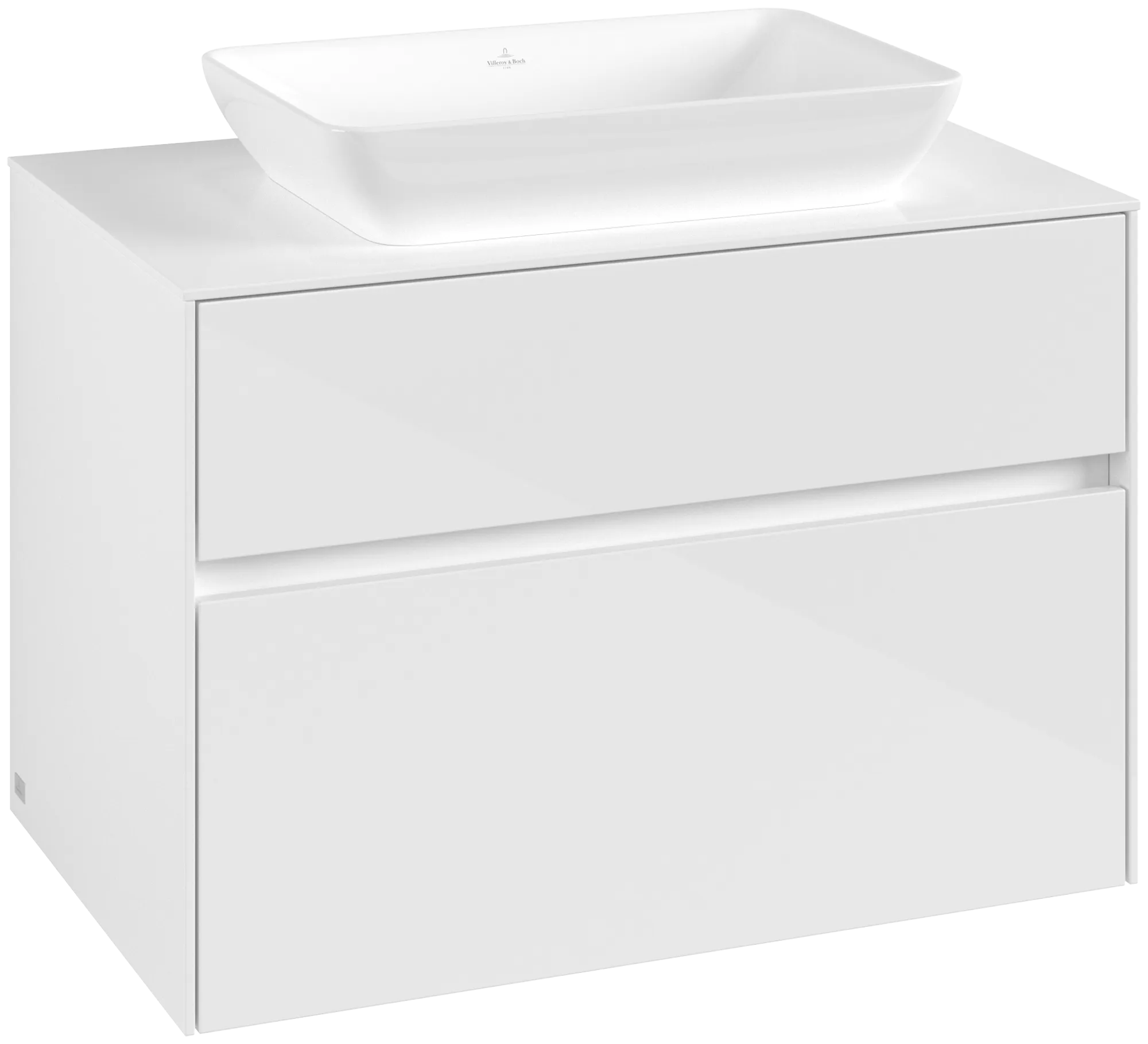 Villeroy & Boch Collaro Waschbeckenunterschrank C10800 Glossy White