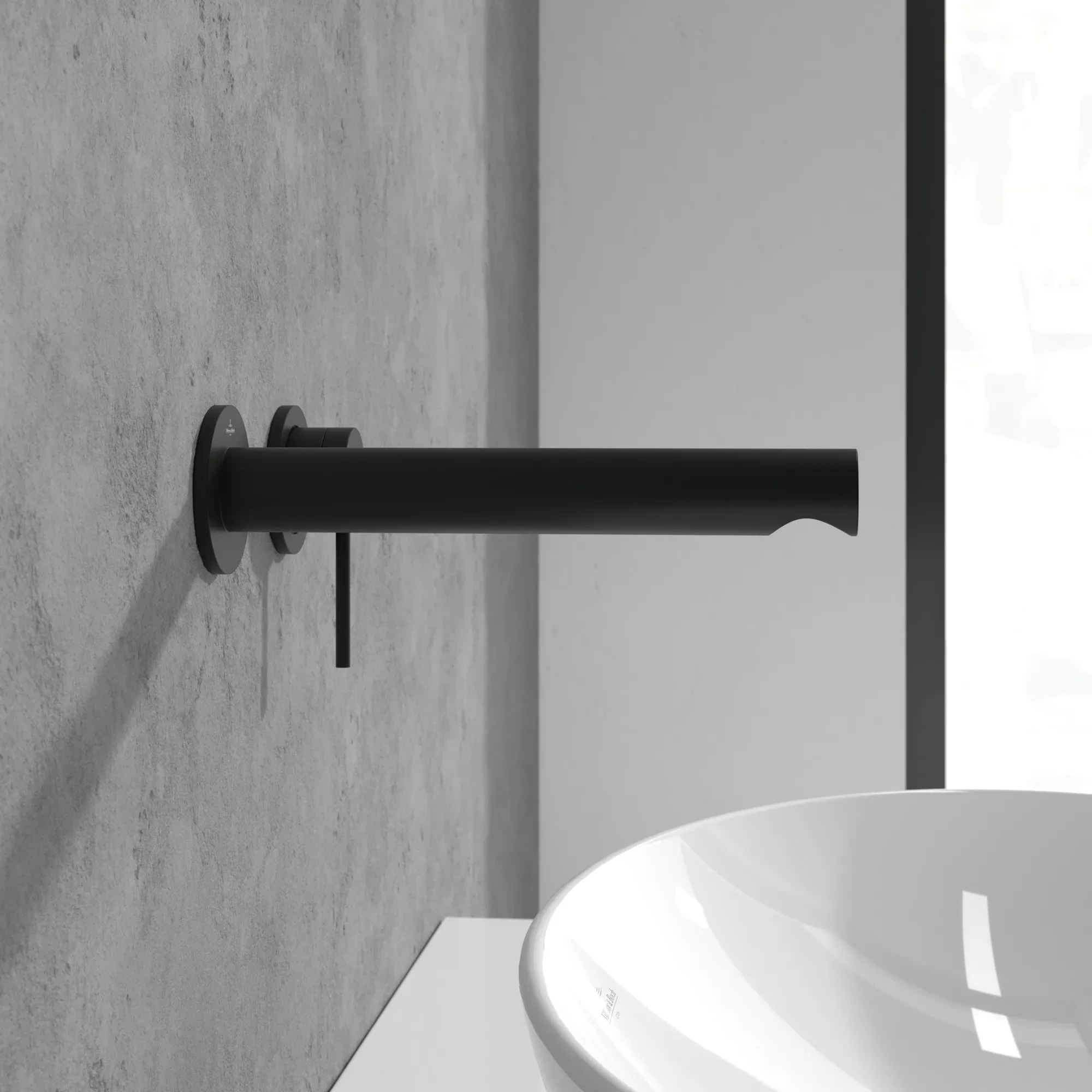 Villeroy & Boch Einhebel-Waschtischarmatur Loop & Friends, 60x225x60 mm, Matt Black Villeroy & Boch Einhebel-Waschtischarmatur Loop & Friends, 60x225x60 mm, Matt Black