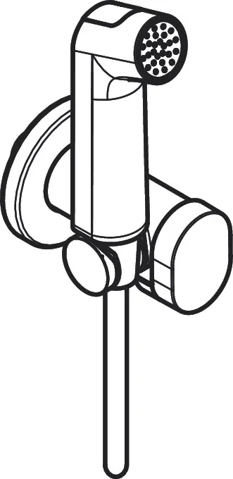 Bidette Handbrause 1jet S EcoSmart+ für Kaltwasser mit Brausehalter und Brauseschlauch 125 cm Chrom Bidette Handbrause 1jet S EcoSmart+ für Kaltwasser mit Brausehalter und Brauseschlauch 125 cm Chrom