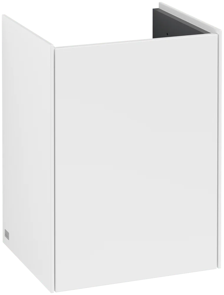 Villeroy & Boch Waschbeckenunterschrank Collaro C00500, Eckig White Matt, 410x344 mm, Höhe 546 mm, mit SoftClosing, 1 Tür, 1 Fachboden