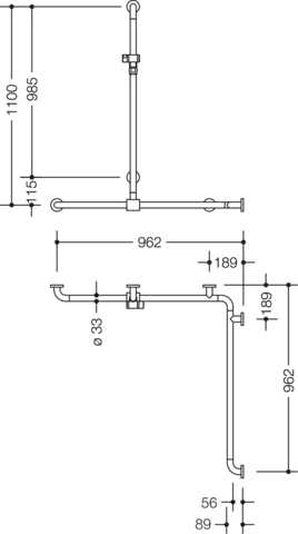 HEWI Haltegriff „Serie 801“ HEWI Haltegriff „Serie 801“