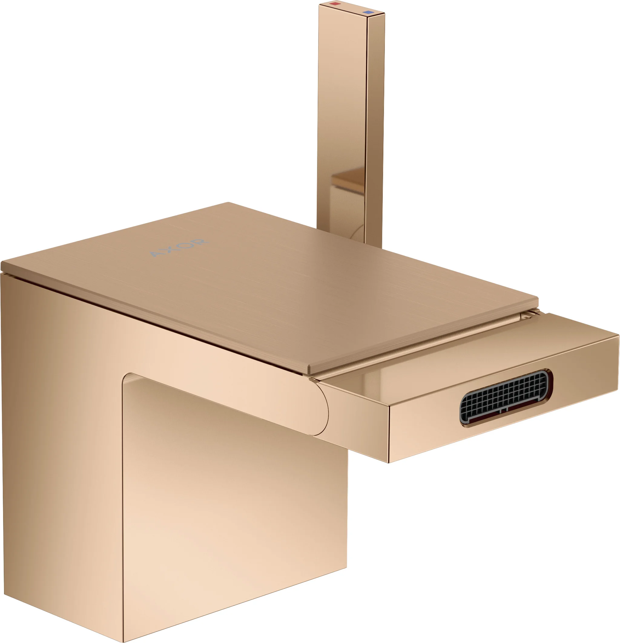 Hansgrohe AXOR MyEdition Platte 117 mm Metall Brushed Red Gold abnehmbar Hansgrohe AXOR MyEdition Platte 117 mm Metall Brushed Red Gold abnehmbar