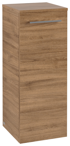 Villeroy & Boch Seitenschrank „Avento“ 35 × 89 × 37,3 × 37,3 cm in Kansas Oak, Anschlag links, Soft Closing, 1 Tür