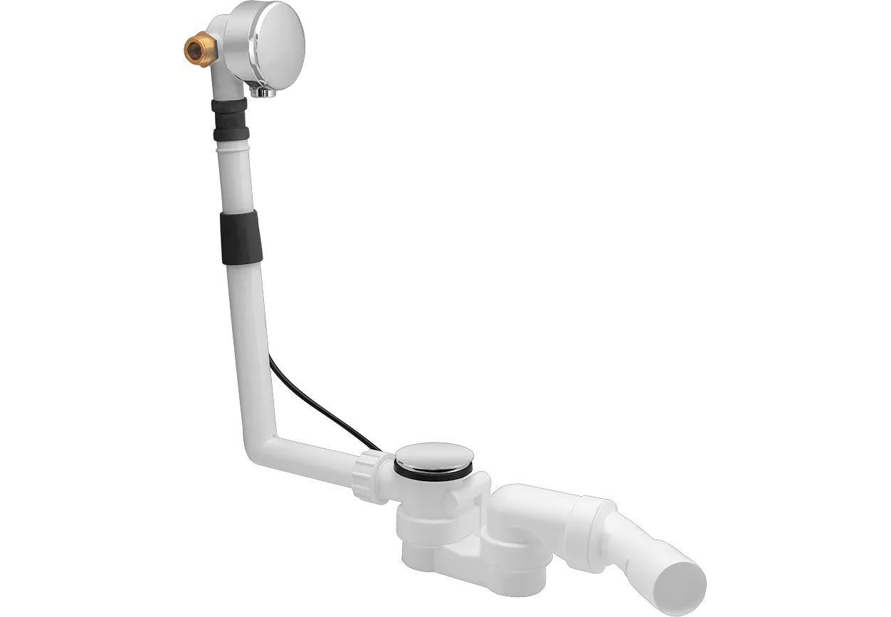 Ablaufgarnitur MWT,m. Wasserzulauf in der Überlaufrosette, für Normalbadewanne Ablaufgarnitur MWT,m. Wasserzulauf in der Überlaufrosette, für Normalbadewanne