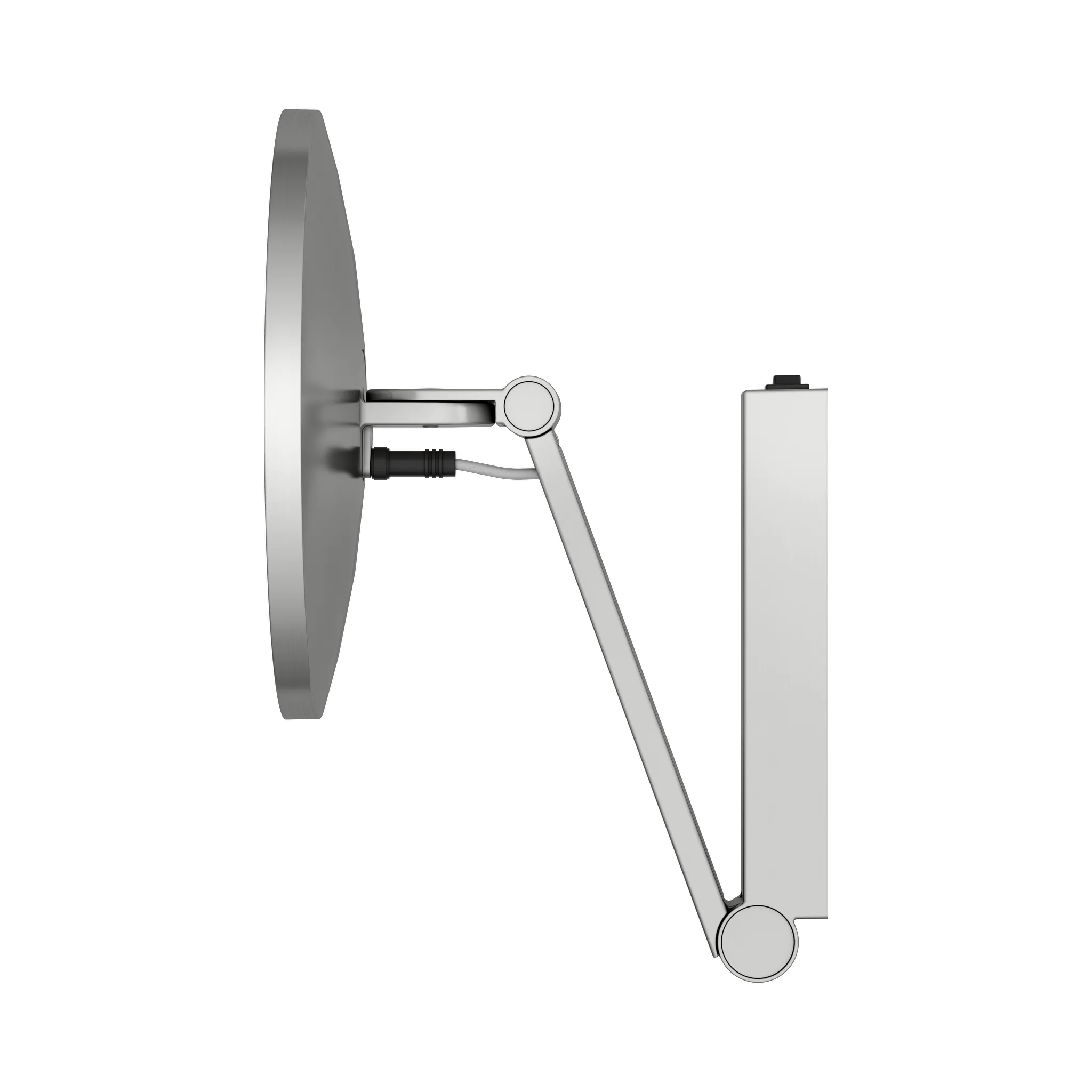 KEUCO Kosmetikspiegel iLook_move beleuchtet Wandmodell, rund, Edelstahl-finish KEUCO Kosmetikspiegel iLook_move beleuchtet Wandmodell, rund, Edelstahl-finish