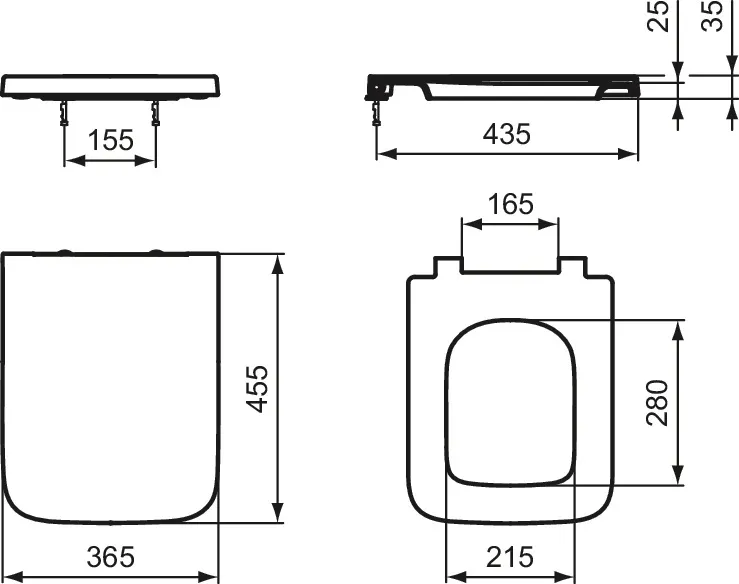 WC-Paket Blend Cube WC Randlos mit WC-Sitz Softclosing 365x540x375mm Weiß WC-Paket Blend Cube WC Randlos mit WC-Sitz Softclosing 365x540x375mm Weiß