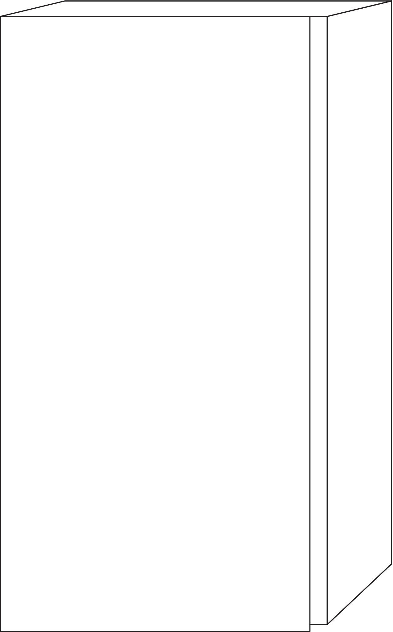 Sanipa Unterschrank „3way“ 300 × 580 × 345 mm Anschlag links, in Anthrazit (matt), Anschlag links