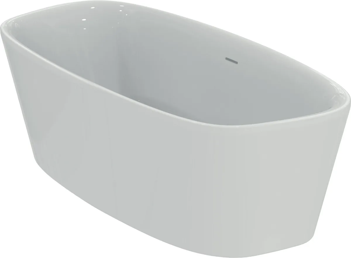 Ideal Standard Badewanne „Dea“ freistehend oval 190 × 90 cm in Weiß