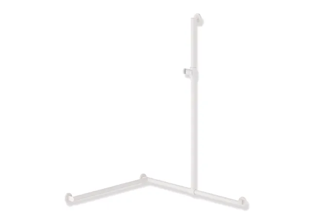 HEWI Duschhandlauf System 900 PG56, links, weiß tiefmatt HEWI Duschhandlauf System 900 PG56, links, weiß tiefmatt