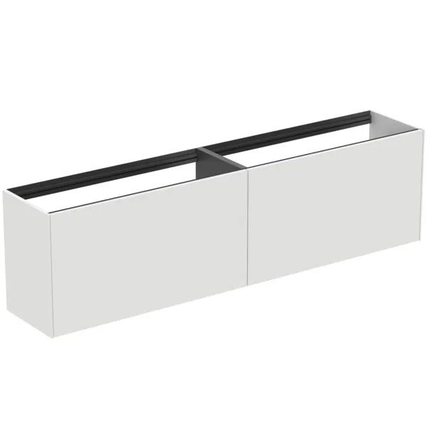 Ideal Standard Waschtischunterschrank Conca, 2 Auszüge, ohne Platte, 1985x373x540mm, Weiß Ideal Standard Waschtischunterschrank Conca, 2 Auszüge, ohne Platte, 1985x373x540mm, Weiß