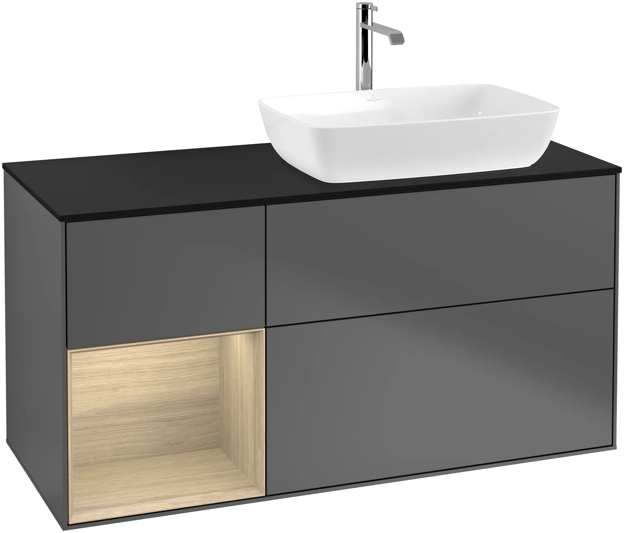 Villeroy & Boch Finion Waschbeckenunterschrank F80 1200x603x501mm Anthrazit