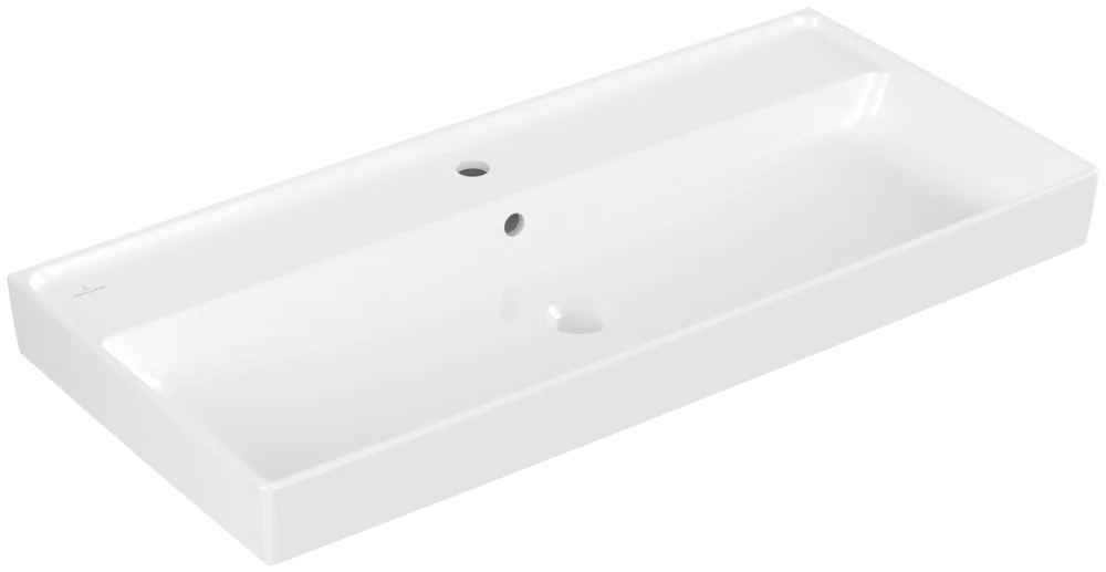 Villeroy & Boch Collaro Schrankwaschtisch 4A331G, 1000 x 470 mm, Rechteck, 1HL. m. ÜL, Weiß Alpin CeramicPlus Villeroy & Boch Collaro Schrankwaschtisch 4A331G, 1000 x 470 mm, Rechteck, 1HL. m. ÜL, Weiß Alpin CeramicPlus