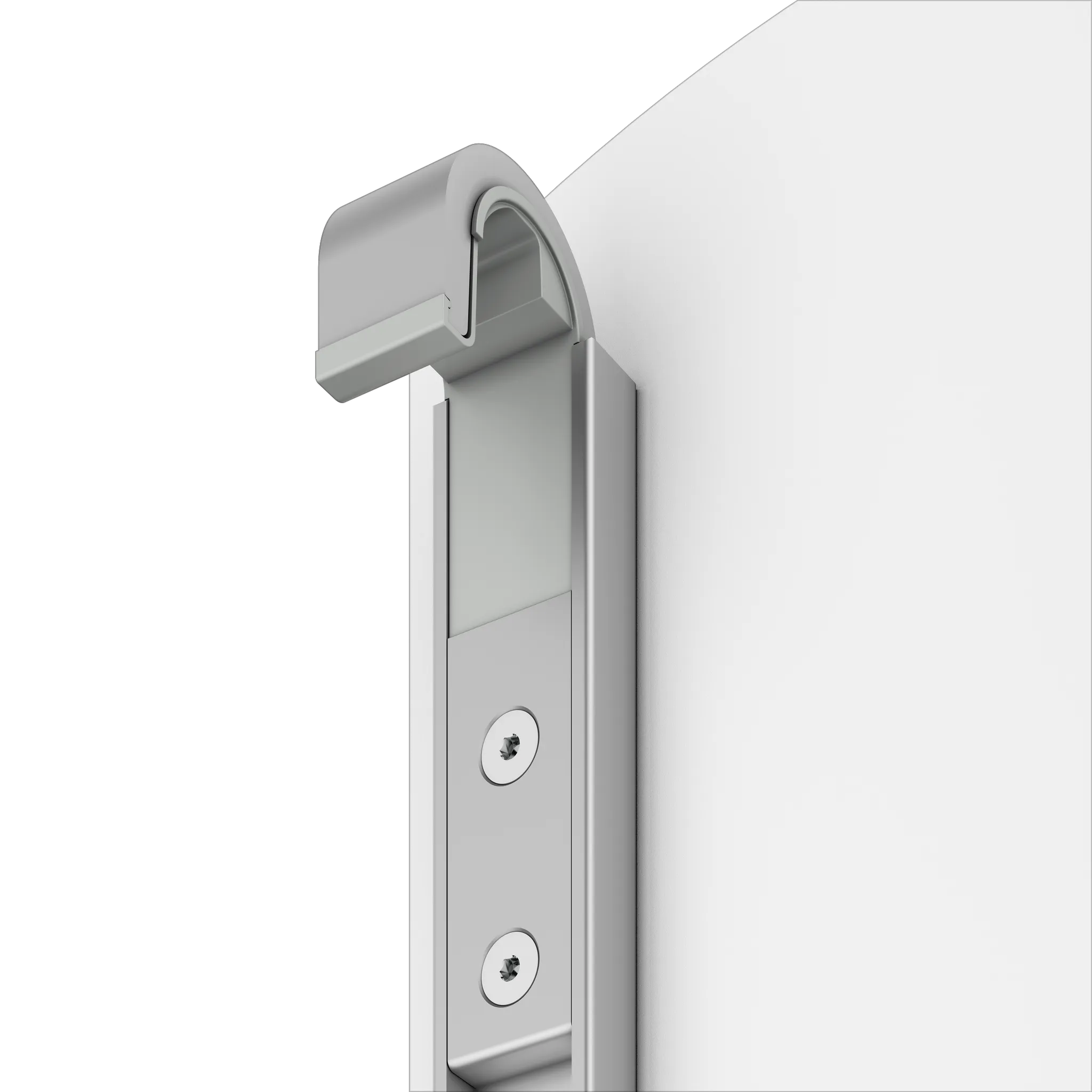 Klappsitz zum Einhängen „Care“ in Silber (eloxiert) Klappsitz zum Einhängen „Care“ in Silber (eloxiert)