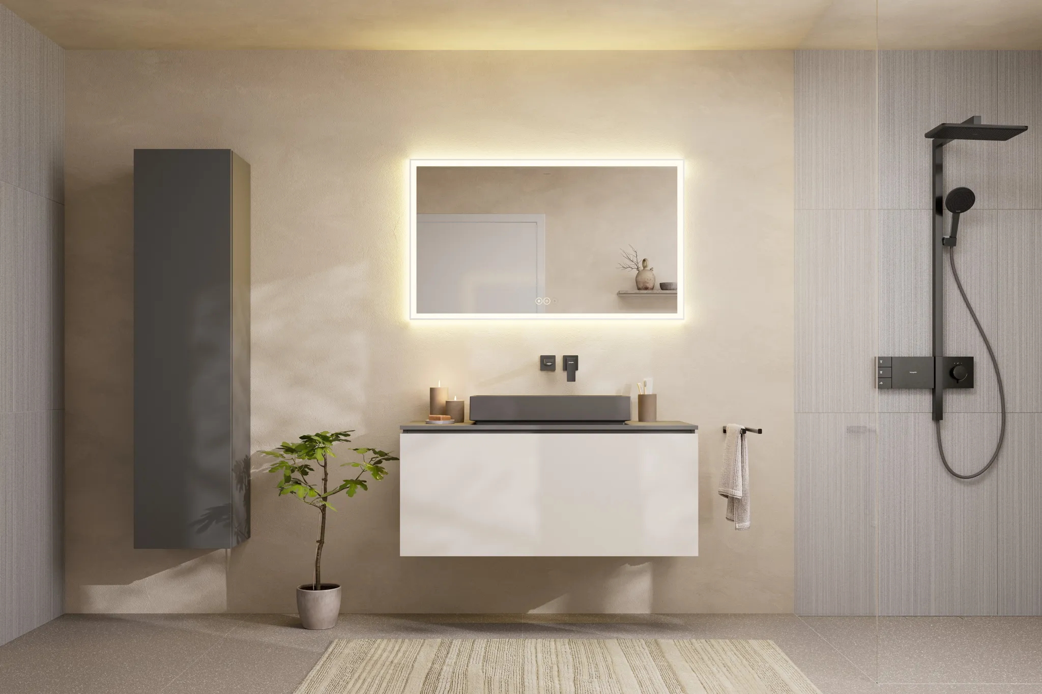 RainDrain Minimalistic Fertigset Duschrinne 1200 RainDrain Minimalistic Fertigset Duschrinne 1200