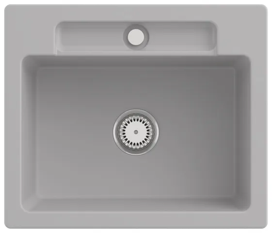 Villeroy & Boch Einbau-Küchenspülbecken „Siluet“ 60 S 600 × 510 × 220 mm in Steam