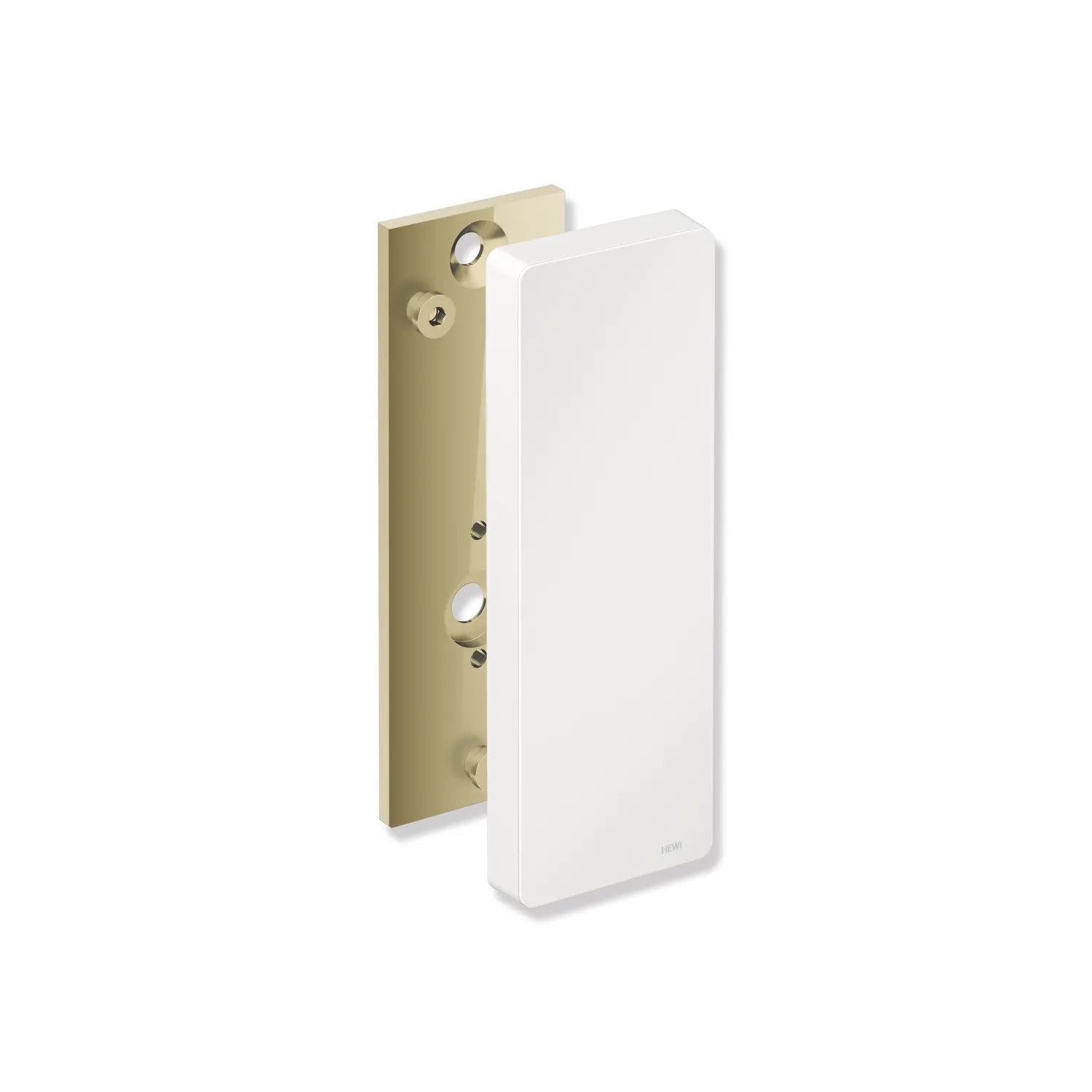 Montageplatte mit Abdeckung des Systems 900, Edelstahl, PVD, zur Aufnahme der mobilen Stützklappgriffe 900.50.4...70, weiß, in Farbe CK (Messing glänzend) Montageplatte mit Abdeckung des Systems 900, Edelstahl, PVD, zur Aufnahme der mobilen Stützklappgriffe 900.50.4...70, weiß, in Farbe CK (Messing glänzend)