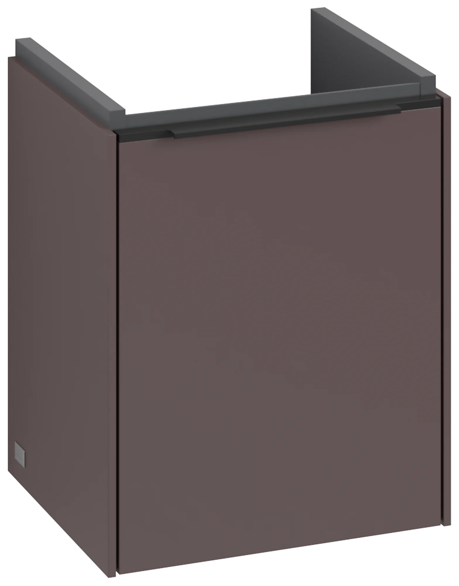 Villeroy & Boch Waschbeckenunterschrank Subway 3.0, Eckig, Dark Berry, 351 x 429 x 293 mm, 1 Tür, SoftClosing, Wandmontage Villeroy & Boch Waschbeckenunterschrank Subway 3.0, Eckig, Dark Berry, 351 x 429 x 293 mm, 1 Tür, SoftClosing, Wandmontage