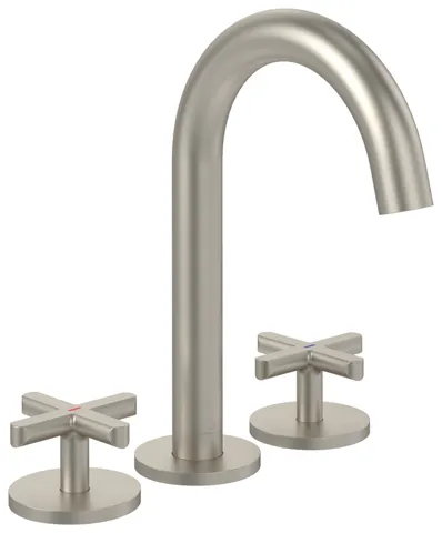 Waschtischauslauf „Loop & Friends“, gebogen 17,7 cm in Brushed Nickel Matt Waschtischauslauf „Loop & Friends“, gebogen 17,7 cm in Brushed Nickel Matt