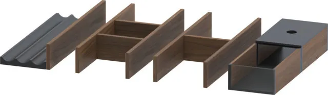 Duravit Einrichtungssystem Set 44,2 cm in / / Farbe: Amerikanischer Nussbaum Duravit Einrichtungssystem Set 44,2 cm in / / Farbe: Amerikanischer Nussbaum