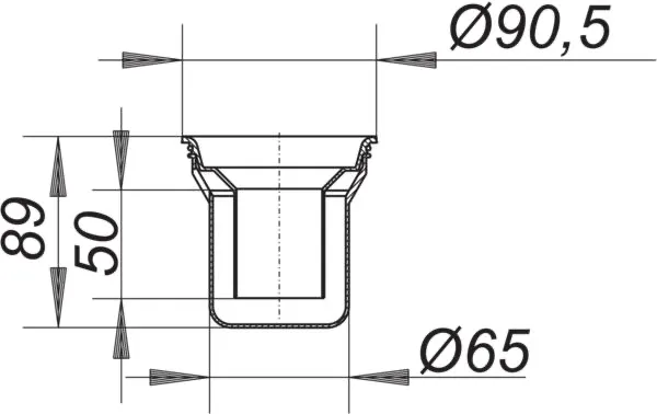Geruchverschlusseinsatz 31/39/Pronto, komplett