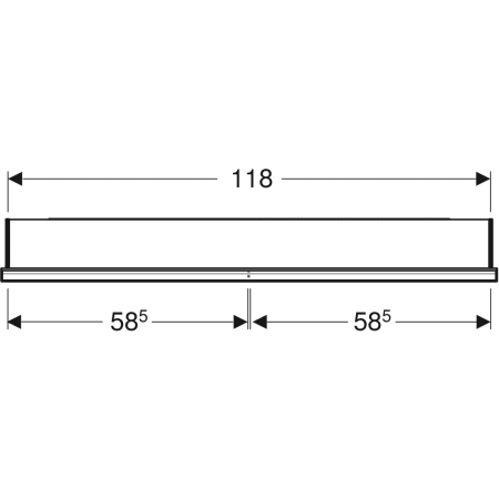 Geberit Spiegelschrank „ONE“ in weiß / Aluminium pulverbeschichtet Geberit Spiegelschrank „ONE“ in weiß / Aluminium pulverbeschichtet