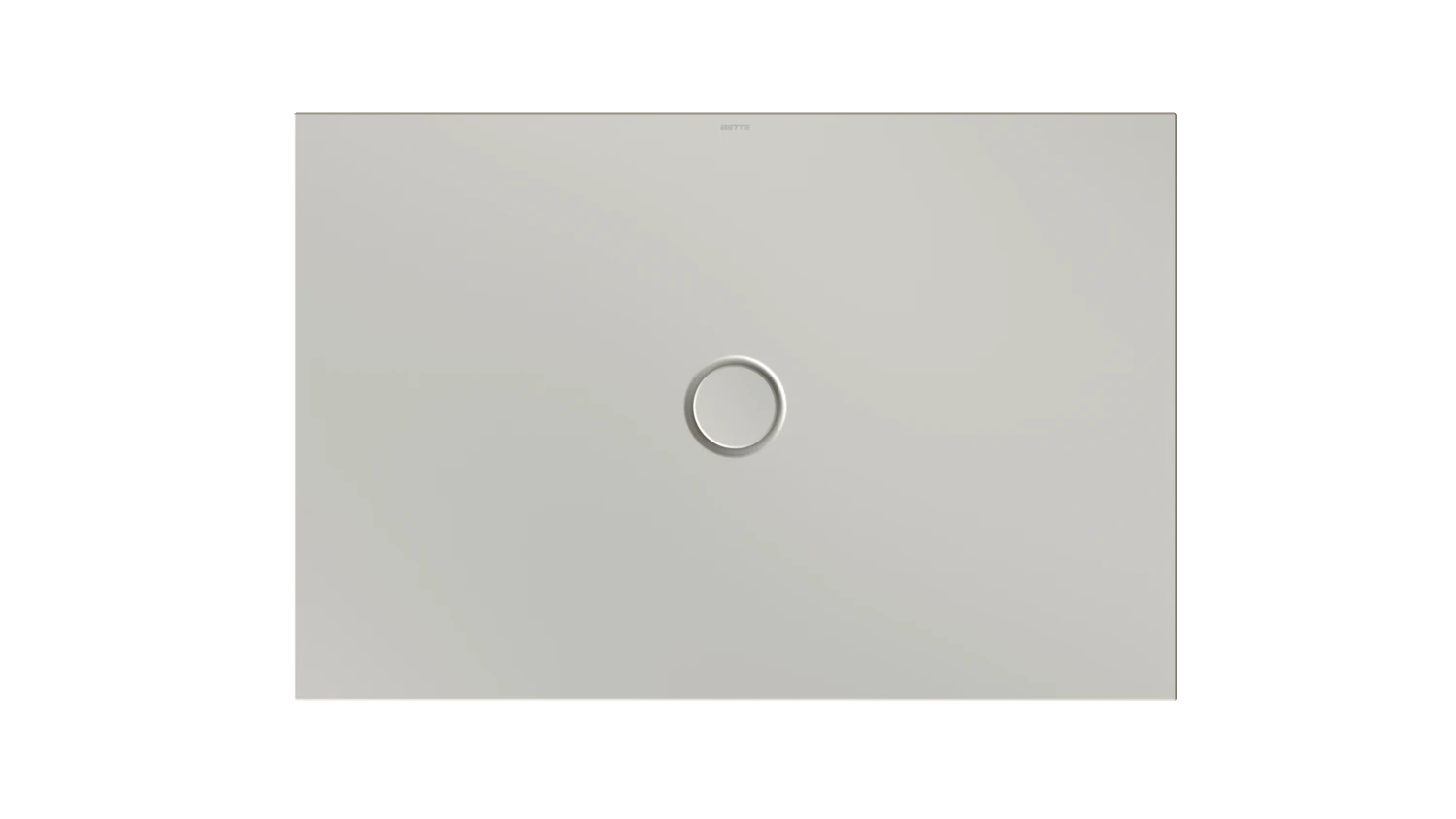 Bette rechteck Duschwanne „BetteFloor“ 1200 × 800 mm ohne Oberflächenbeschichtung, mit BetteGlasur Plus, ohne Wannenträger, in Silver