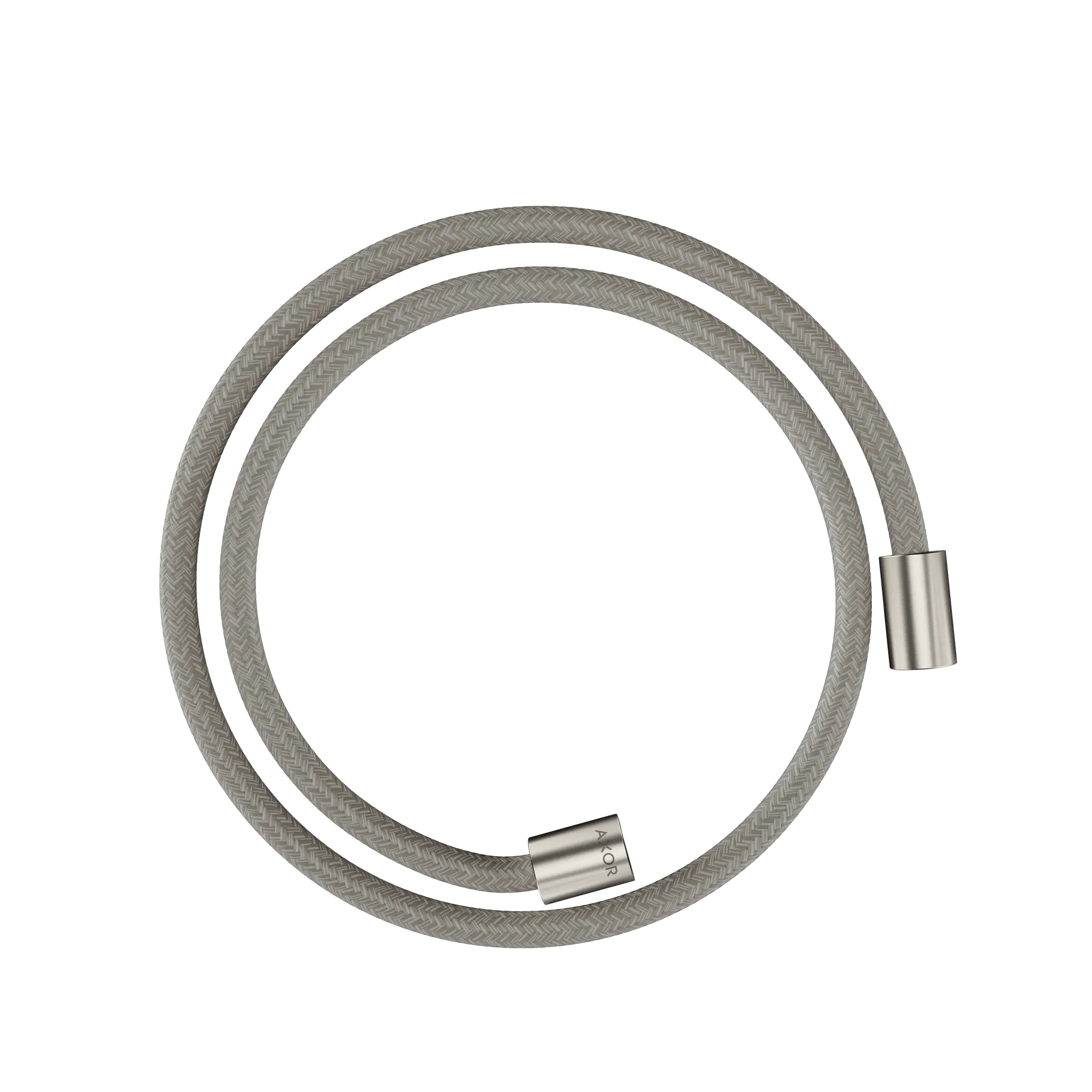 Hansgrohe AXOR ShowerSolutions Textilbrauseschlauch 1,25 m mit zylindrischen Muttern, Edelstahl Optic Hansgrohe AXOR ShowerSolutions Textilbrauseschlauch 1,25 m mit zylindrischen Muttern, Edelstahl Optic