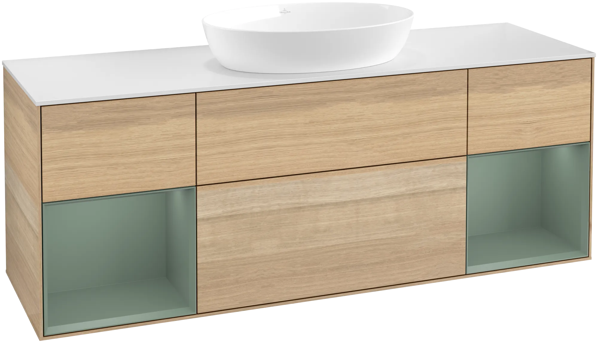 Villeroy & Boch Finion Waschbeckenunterschrank GD0 1600x603x501mm mit Beleuchtung