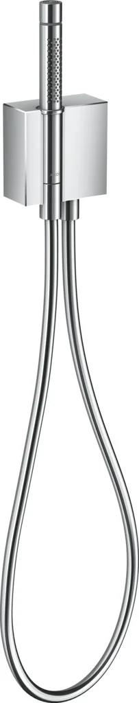 Hansgrohe AXOR Edge Portereinheit mit Stabhandbrause - Diamantschliff, Chrom, Brausekopf 68 x 24 mm, Schlauchlänge 1.250 mm