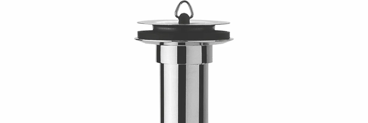 Ablaufventil MS vc 1 1/4″ x 60 x 80 mm komplett mit Stutzen 80 mm und Stopfen Ablaufventil MS vc 1 1/4″ x 60 x 80 mm komplett mit Stutzen 80 mm und Stopfen