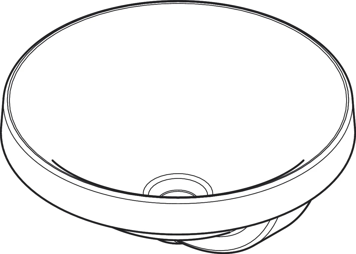Hansgrohe Einbauwaschtisch Xuniva S, 400x400 mm, weiß, glänzend, mit Überlauf, CL25 Hansgrohe Einbauwaschtisch Xuniva S, 400x400 mm, weiß, glänzend, mit Überlauf, CL25