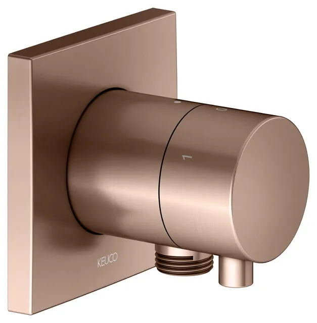 IXMO 3-Wege Ab- u. Umstellventil UP IXMO Comfort, eckig Rotgold geb. IXMO 3-Wege Ab- u. Umstellventil UP IXMO Comfort, eckig Rotgold geb.