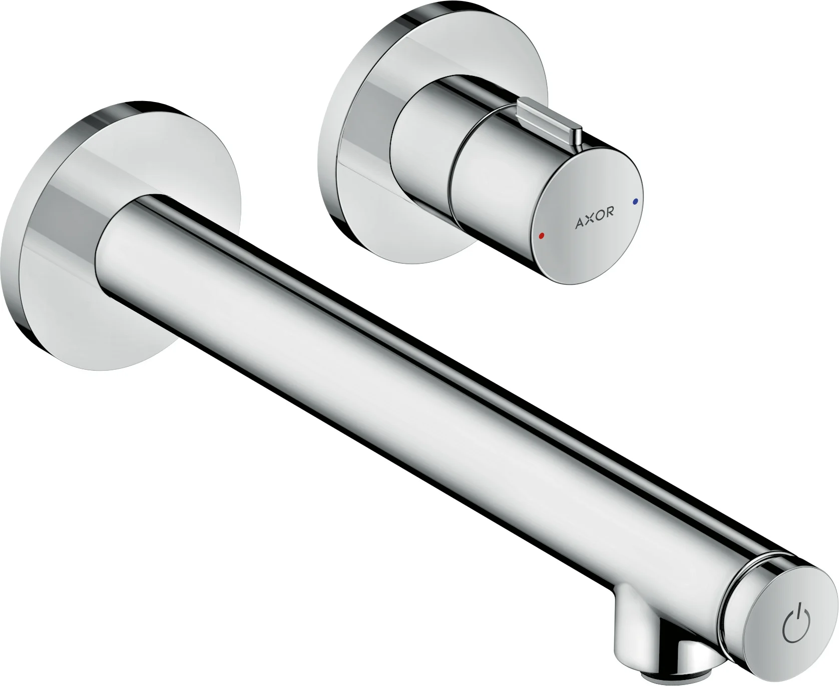 Hansgrohe AXOR Uno Waschtischmischer Unterputz, Chrom, Ausladung 221 mm, Zylindergriff, Normalstrahl, max. Durchfluss 5 l/min Hansgrohe AXOR Uno Waschtischmischer Unterputz, Chrom, Ausladung 221 mm, Zylindergriff, Normalstrahl, max. Durchfluss 5 l/min