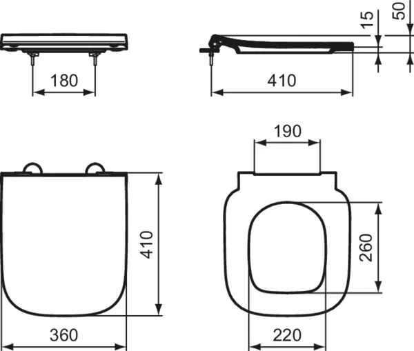 Ideal Standard WC-Sitz „i.lifeS“