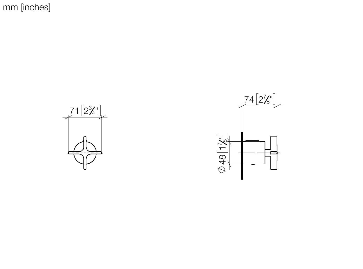 Dornbracht VAIA Mengenreguliergriff Chrom Dornbracht VAIA Mengenreguliergriff Chrom